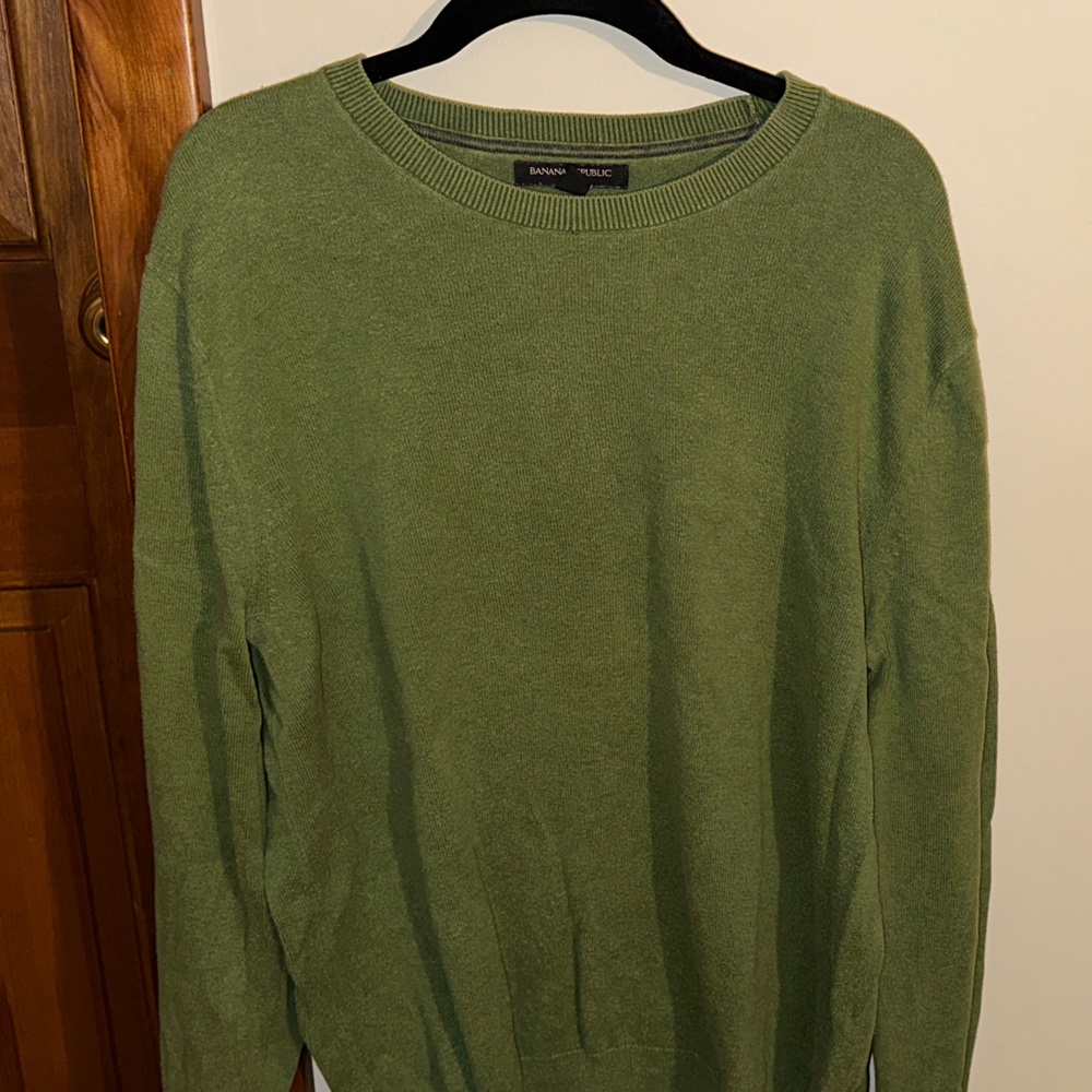 Banana Republic Green Men's Sweater